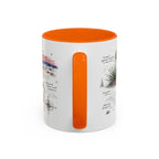White Sands National Park Coffee Mug | New Mexico Desert Sand Dunes Gift | Accent Color Ceramic 11oz 15oz