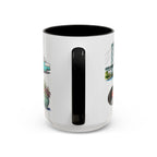 Detroit Illustrated Travel Mug | City Souvenir Accent Coffee Mug | 11oz 15oz Ceramic Cup
