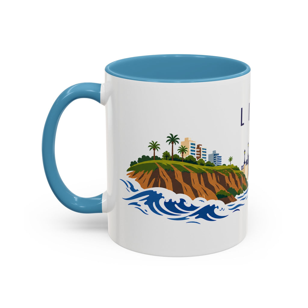 Lima Coffee Mug | Peru Travel Souvenir | Porcelain Decal City Gift | 11oz 15oz Accent Mug