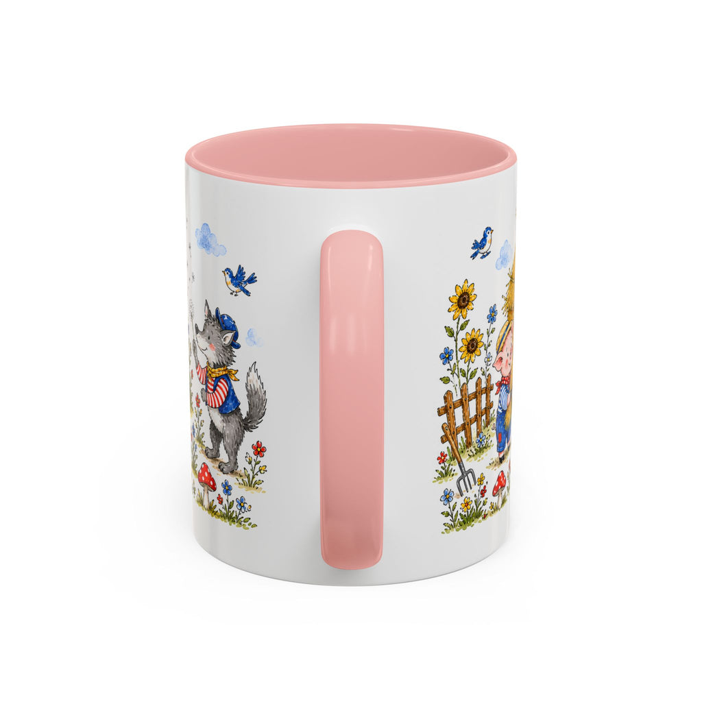 Three Little Pigs Mug | Storybook Fairy Tale Accent Coffee Mug | EveryLegend