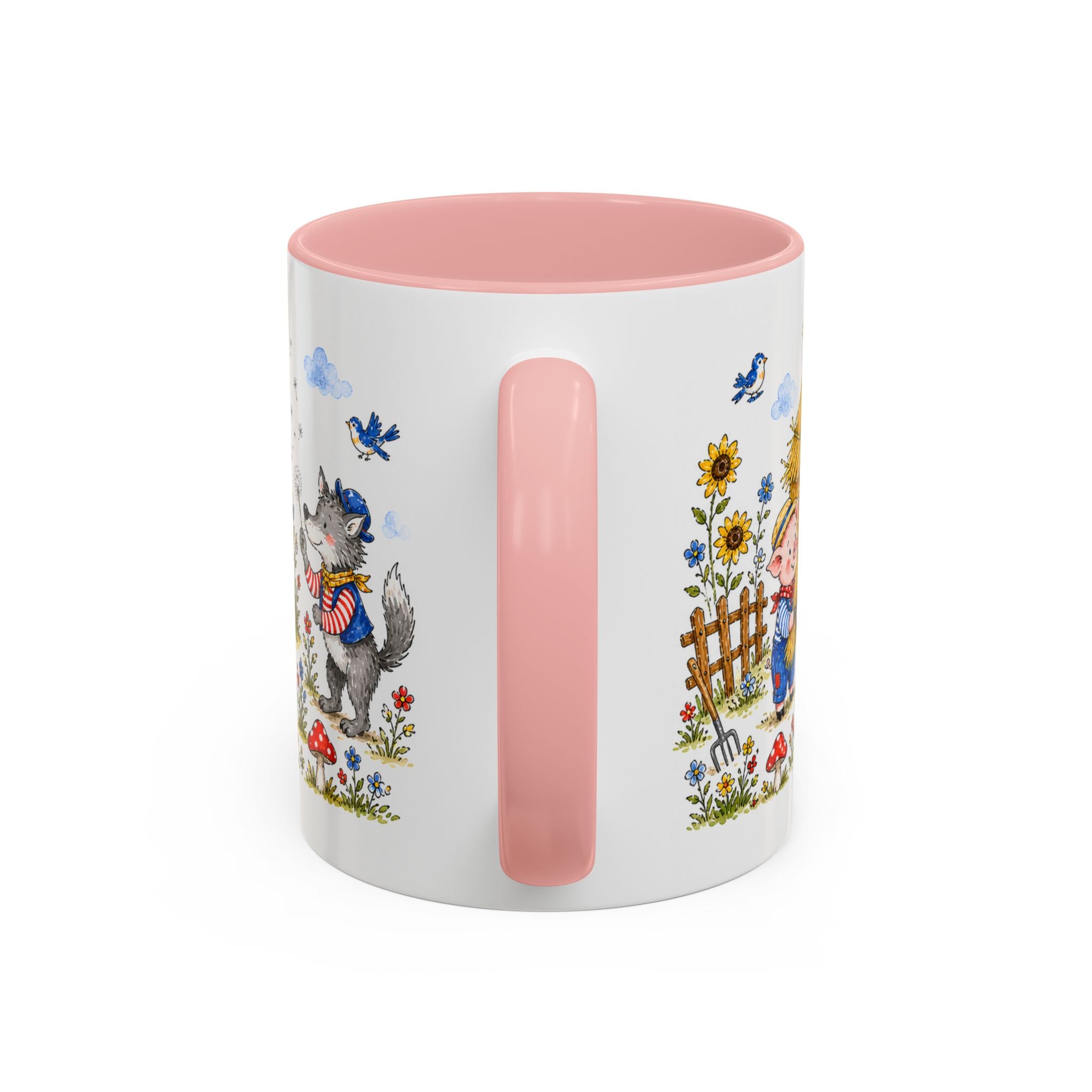 Three Little Pigs Mug | Storybook Fairy Tale Accent Coffee Mug | EveryLegend