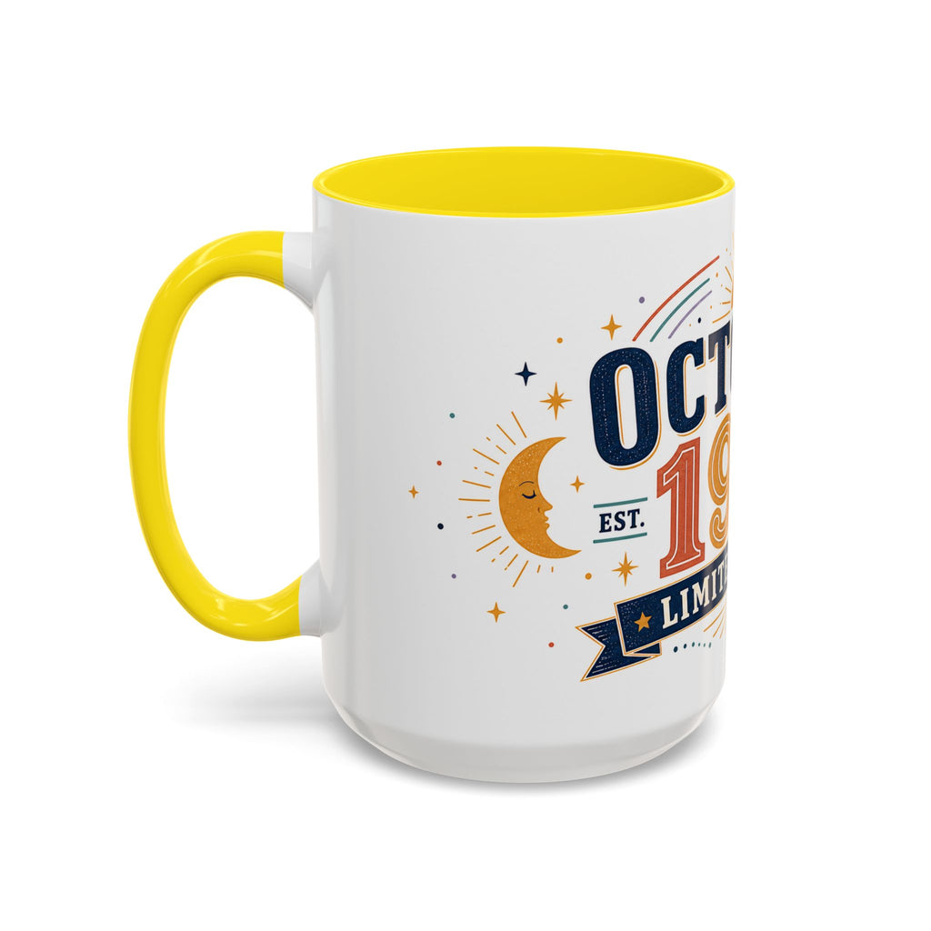 Custom Birthday Mug | Celestial Retro Design, Limited Edition (11oz or 15oz)