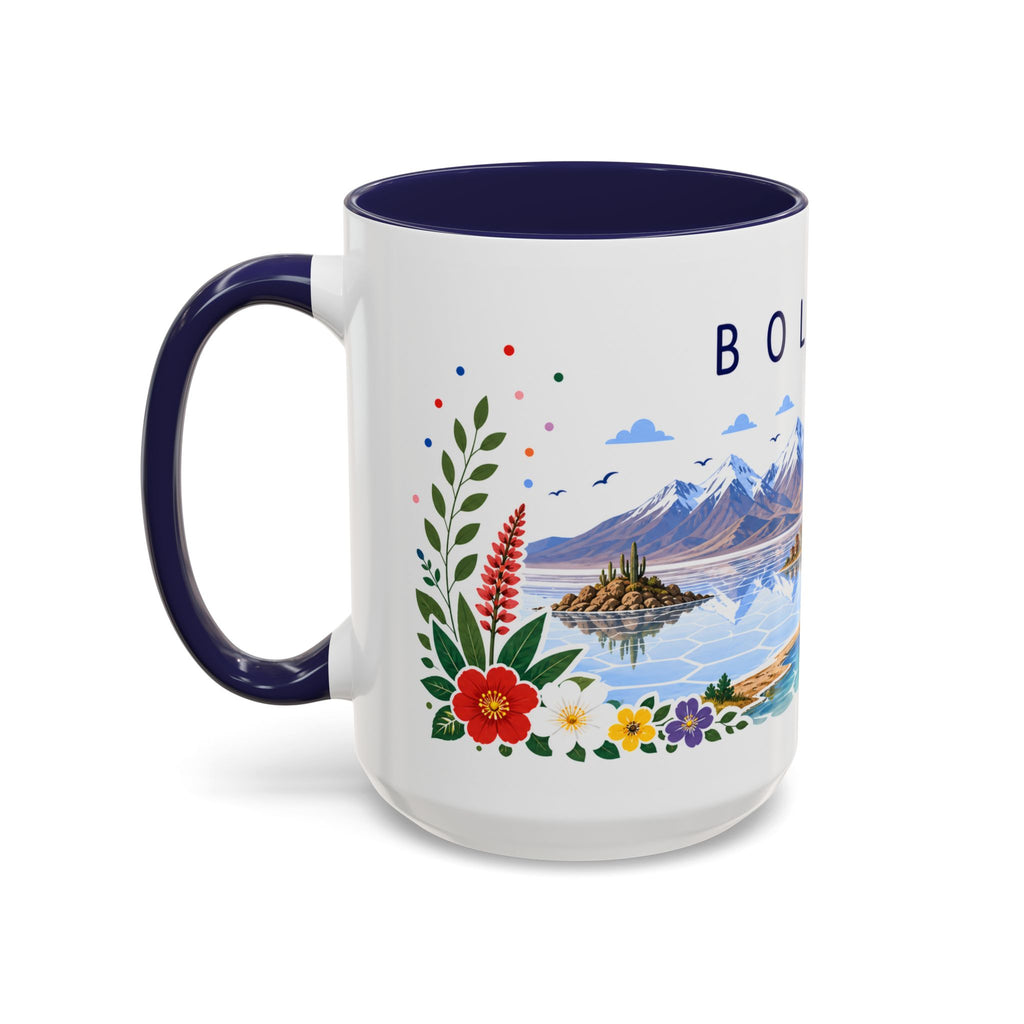 Bolivia Coffee Mug | Travel Souvenir Accent Mug | Place Gift Ceramic Cup 11oz 15oz