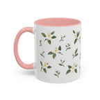Florida Orange blossom Mug, State Flower Floral Coffee Cup, 11oz Botanical Gift