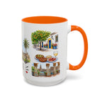 Seville Illustrated Travel Mug | City Souvenir Accent Coffee Mug | 11oz 15oz Ceramic Cup