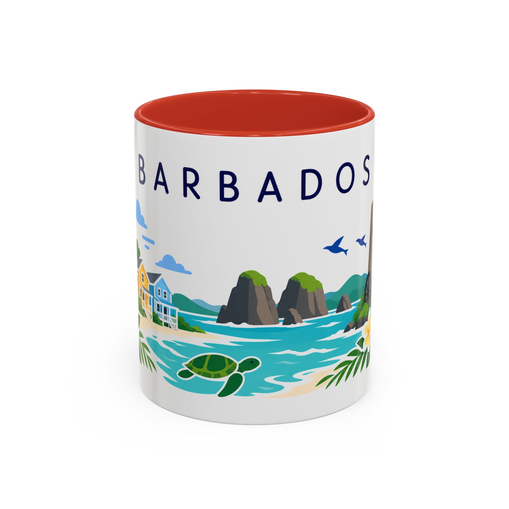 Barbados Coffee Mug | Travel Souvenir Accent Mug | Country Gift Ceramic Cup 11oz 15oz