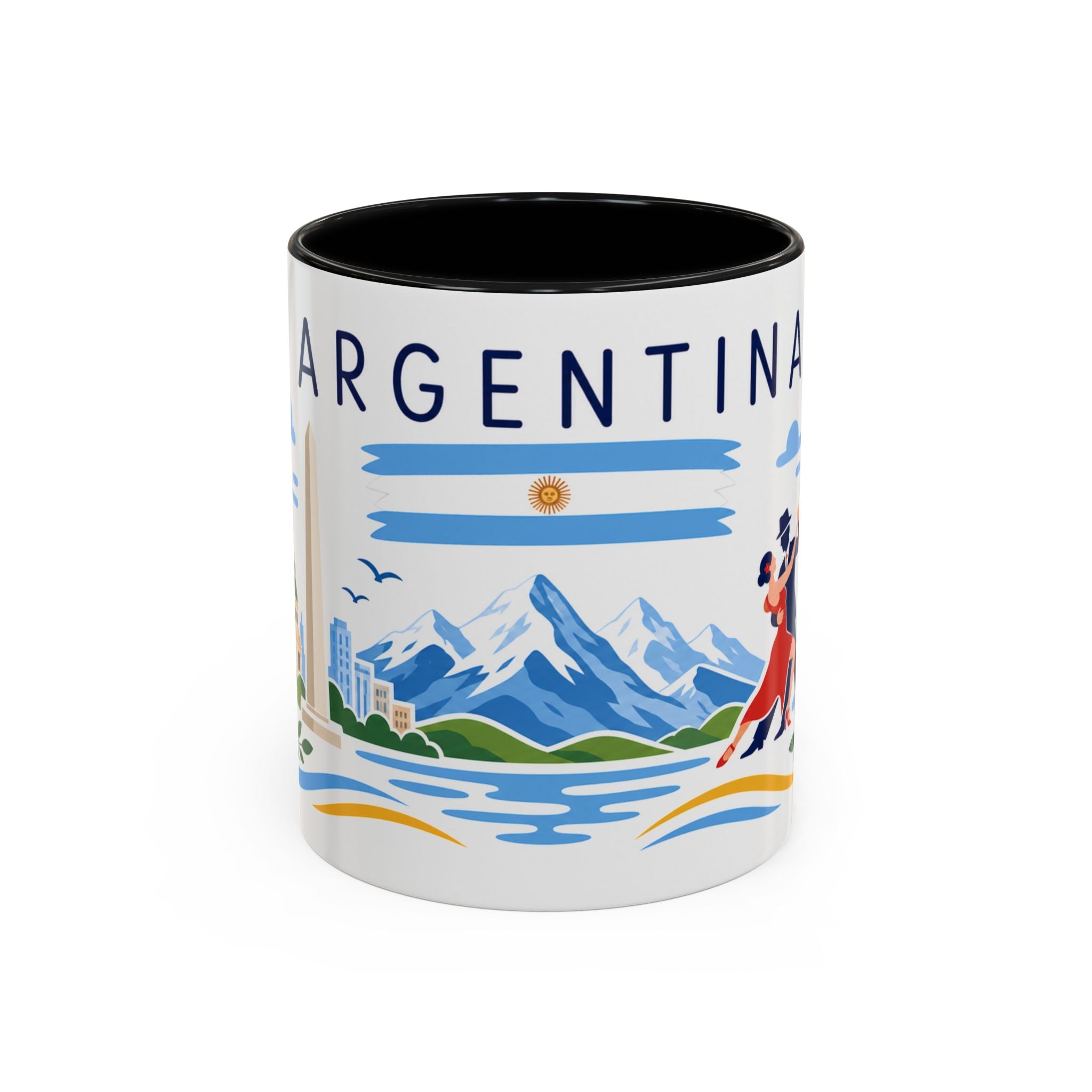 Argentina Coffee Mug | Travel Souvenir Accent Mug | Country Gift Ceramic Cup 11oz 15oz