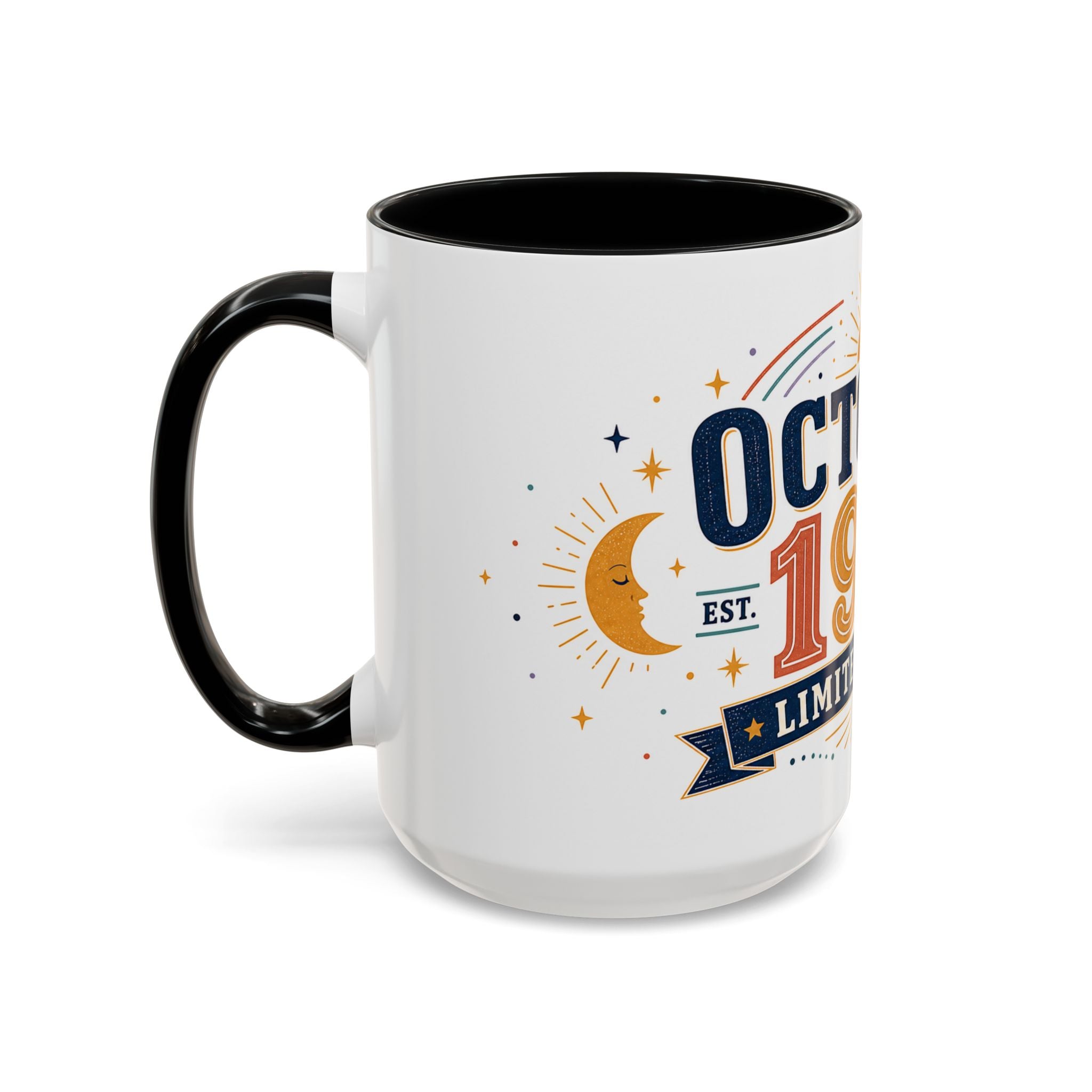 Custom Birthday Mug | Celestial Retro Design, Limited Edition (11oz or 15oz)
