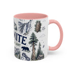 Yosemite National Park Coffee Mug | Hiking Camping Nature Gift | Accent Color Ceramic 11oz 15oz