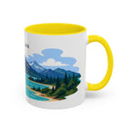 Lake Clark National Park Coffee Mug | Solid Color Block Park Souvenir | 11oz 15oz Accent Mug