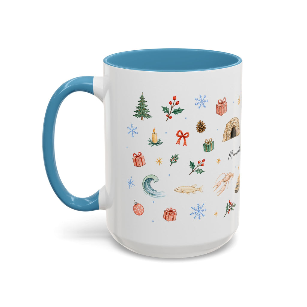 Mammoth Cave National Park Christmas Mug | Watercolor Travel Souvenir | Holiday Gift | Accent Ceramic Coffee Cup 11oz 15oz