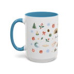 Mammoth Cave National Park Christmas Mug | Watercolor Travel Souvenir | Holiday Gift | Accent Ceramic Coffee Cup 11oz 15oz