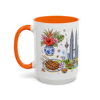 Kuala Lumpur Illustrated Travel Mug | City Souvenir Accent Coffee Mug | 11oz 15oz Ceramic Cup
