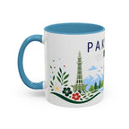 Pakistan Coffee Mug | Travel Souvenir Accent Mug | Country Gift Ceramic Cup 11oz 15oz