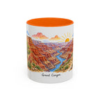 Grand Canyon National Park Mug | US Travel Souvenir Accent Coffee Mug | 11oz 15oz Ceramic Cup
