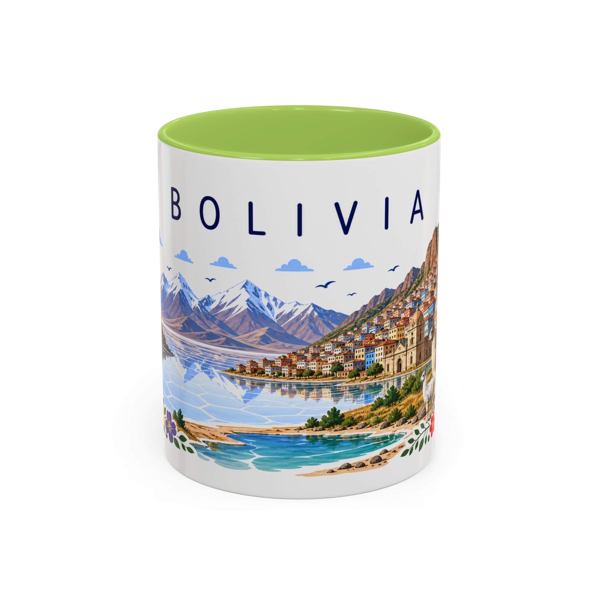 Bolivia Coffee Mug | Travel Souvenir Accent Mug | Place Gift Ceramic Cup 11oz 15oz