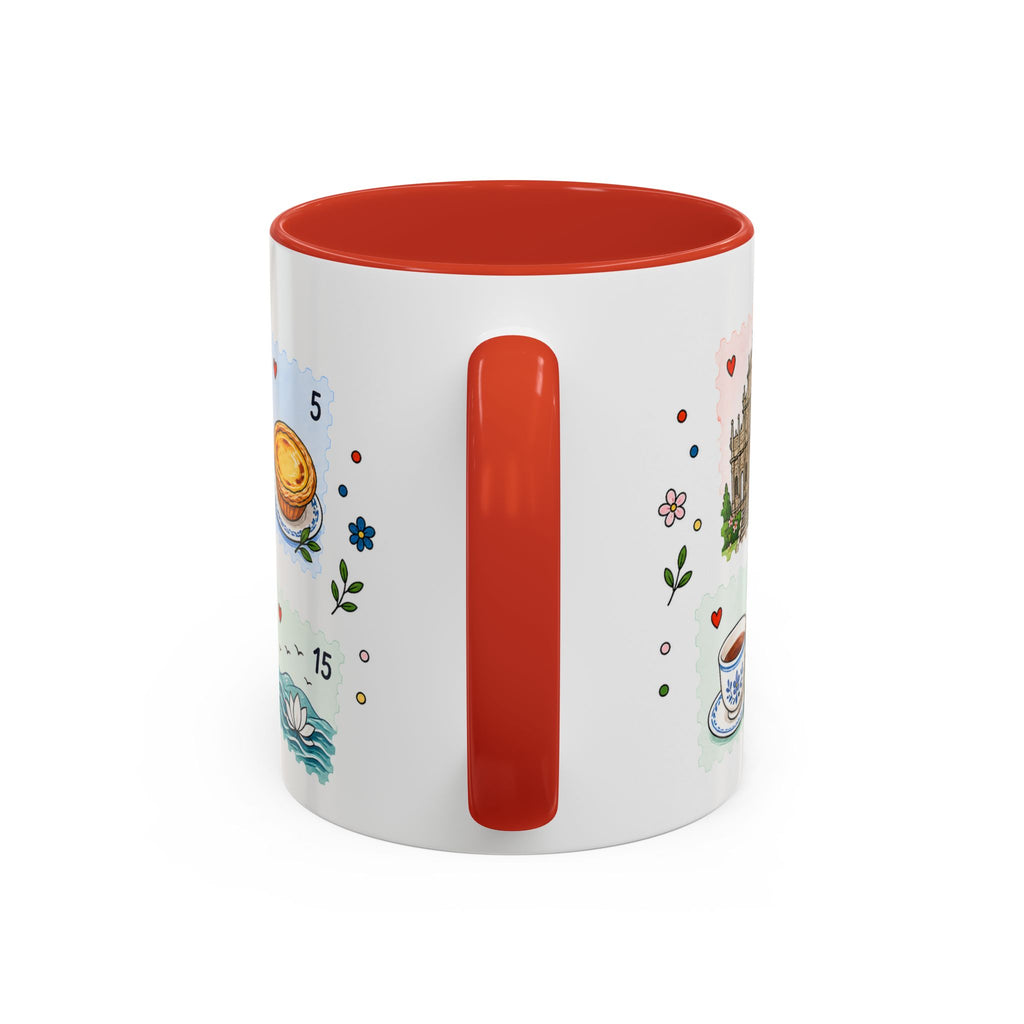 Macau Coffee Mug | Postage Stamp Collage Mug | Travel Souvenir Accent Cup 11oz 15oz