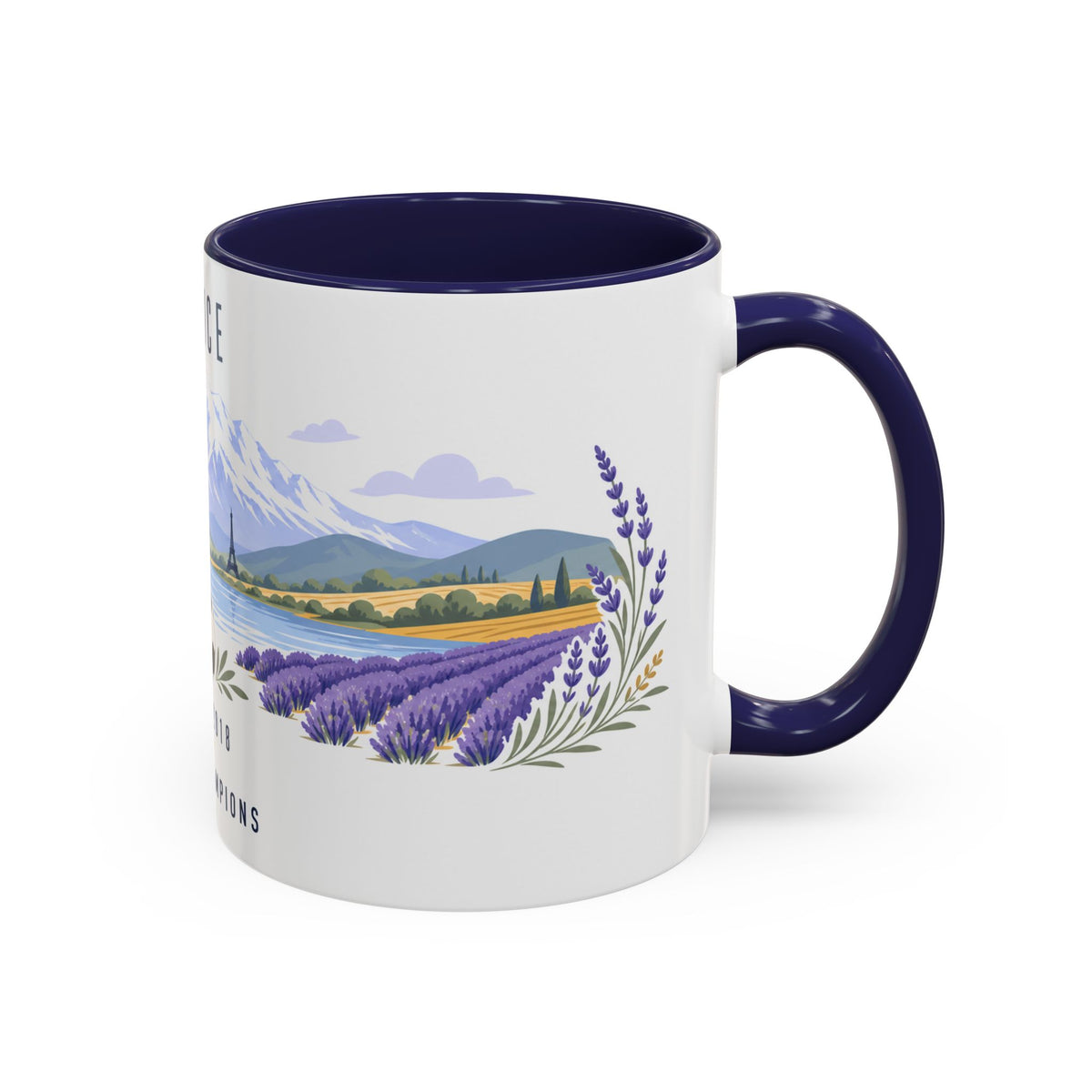 France World Champions Mug | Two Time Soccer Champion Gift | French Football Fan Cup | 1998 2018 | 11oz 15oz Accent Mug