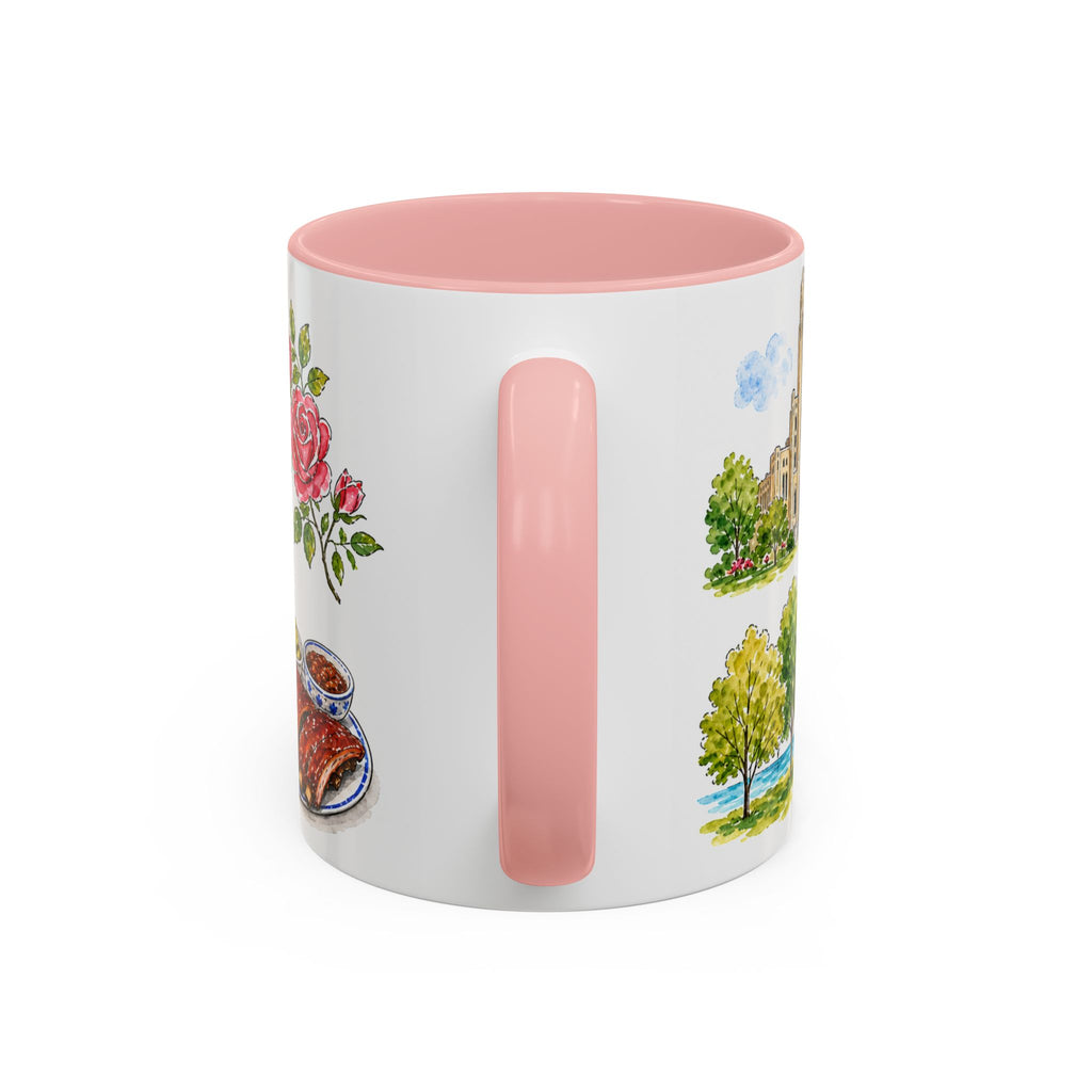 Tulsa Illustrated Travel Mug | City Souvenir Accent Coffee Mug | 11oz 15oz Ceramic Cup