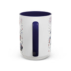 Stars and Stripes Forever Coffee Mug | Patriotic 4th of July Gift | Accent Color Ceramic 11oz 15oz