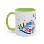 Greece Coffee Mug | Travel Souvenir Accent Mug | Country Gift Ceramic Cup 11oz 15oz