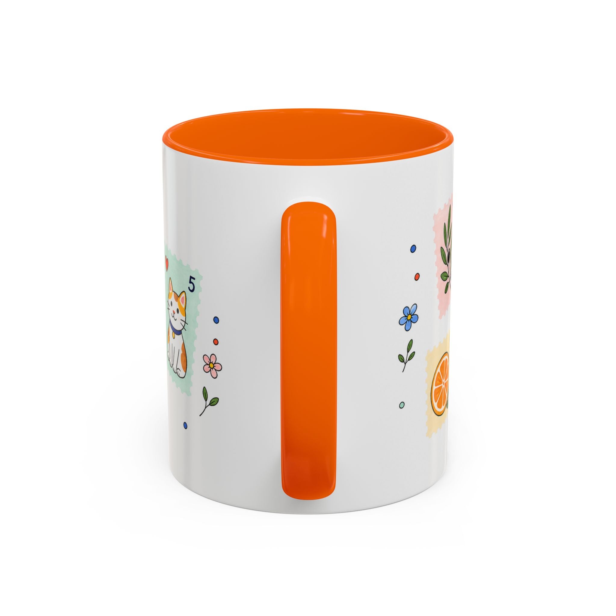 Athens Coffee Mug | Postage Stamp Collage Mug | Travel Souvenir Accent Cup 11oz 15oz