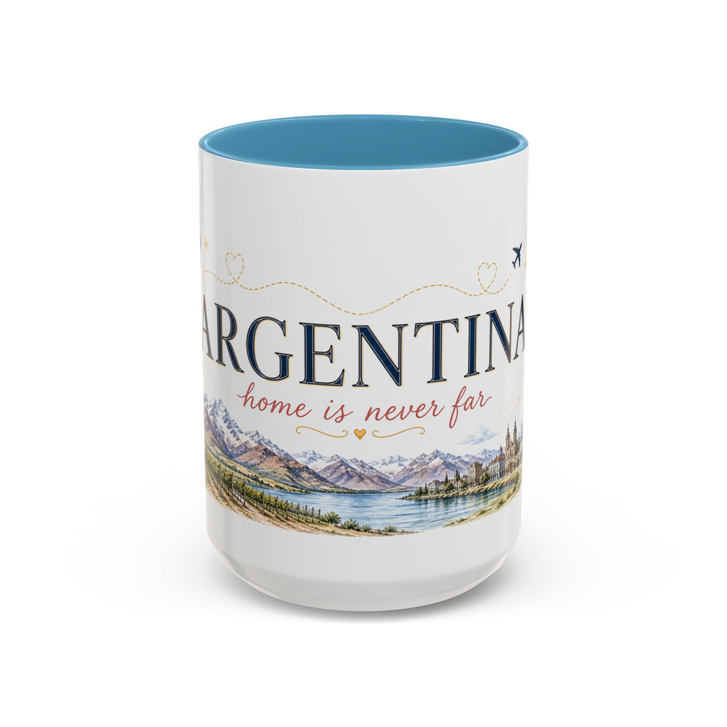 Argentina Home Country Mug | Moving Away Gift | Long Distance Friendship | 11 oz 15 oz Accent Mug