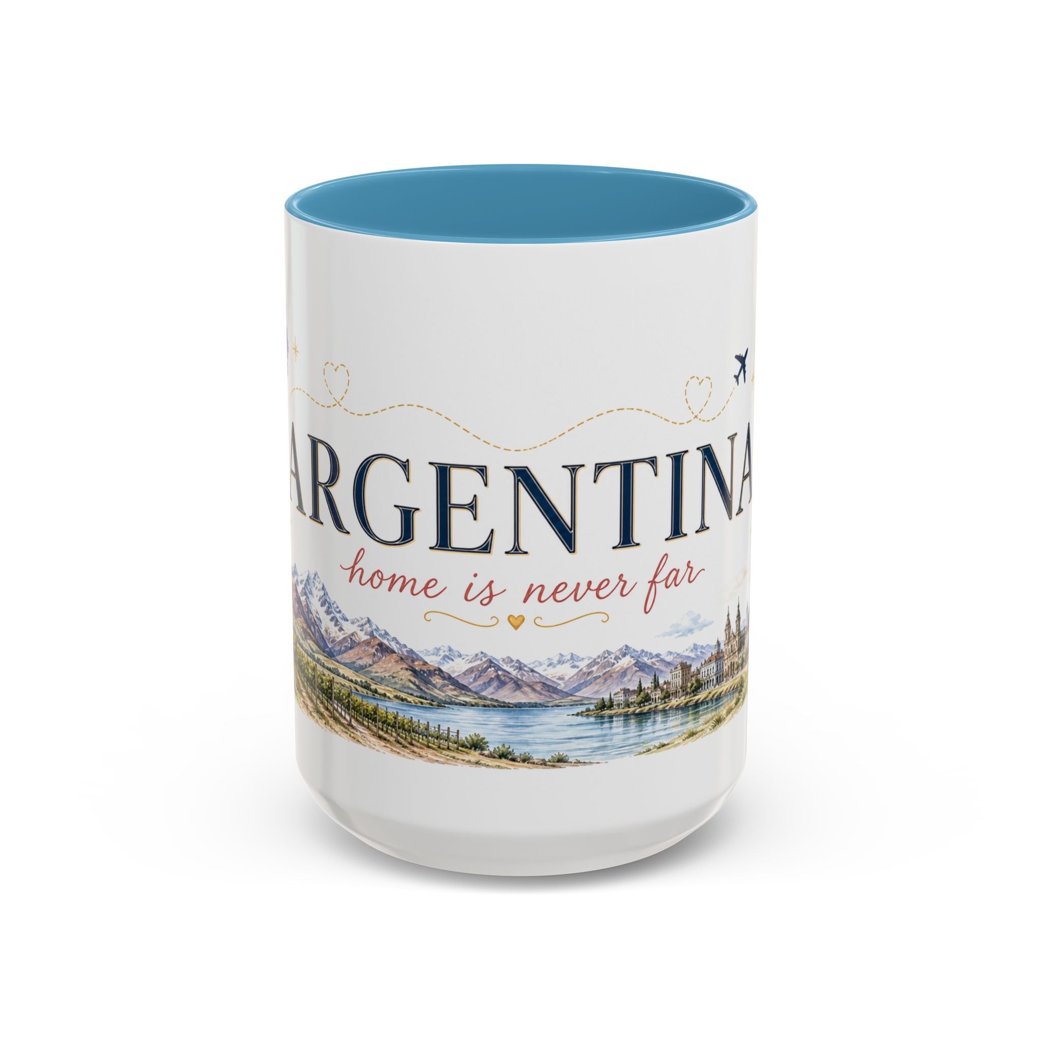 Argentina Home Country Mug | Moving Away Gift | Long Distance Friendship | 11 oz 15 oz Accent Mug