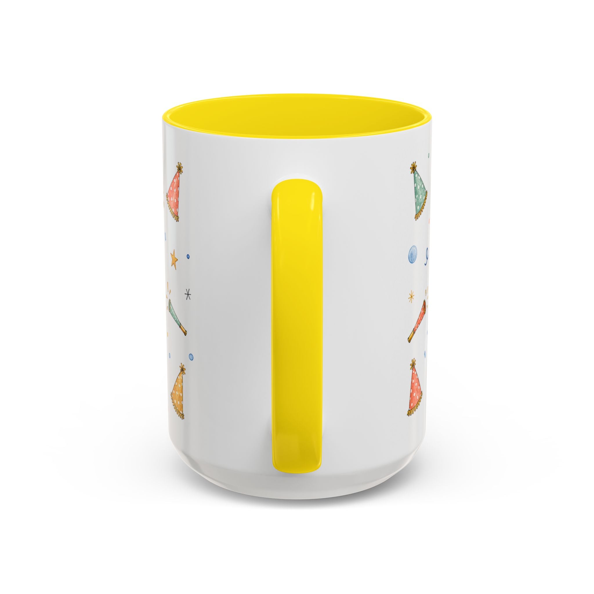 New Year Midnight Mug | Candle Firework Watercolor Party Gift | Accent Cup 11oz 15oz