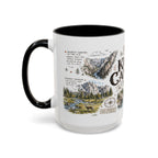 Kings Canyon National Park Coffee Mug | California Sierra Nevada Sequoia Gift | Accent Color Ceramic 11oz 15oz