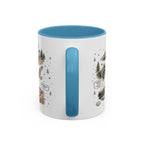 Acadia Coffee Mug | National Park Hiking Coastal Gift | Accent Color Ceramic 11oz 15oz