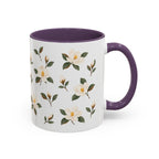 Mississippi Magnolia Mug, State Flower Floral Coffee Cup, 11oz Botanical Gift