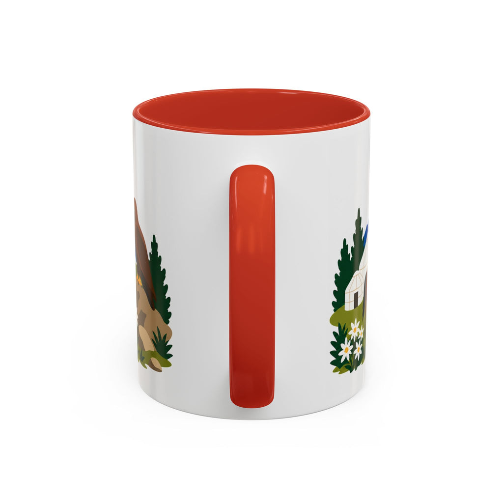Kyrgyzstan Coffee Mug | Travel Souvenir Accent Mug | Country Gift Ceramic Cup 11oz 15oz