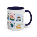 Cairo Coffee Mug | Postage Stamp Collage Mug | Travel Souvenir Accent Cup 11oz 15oz