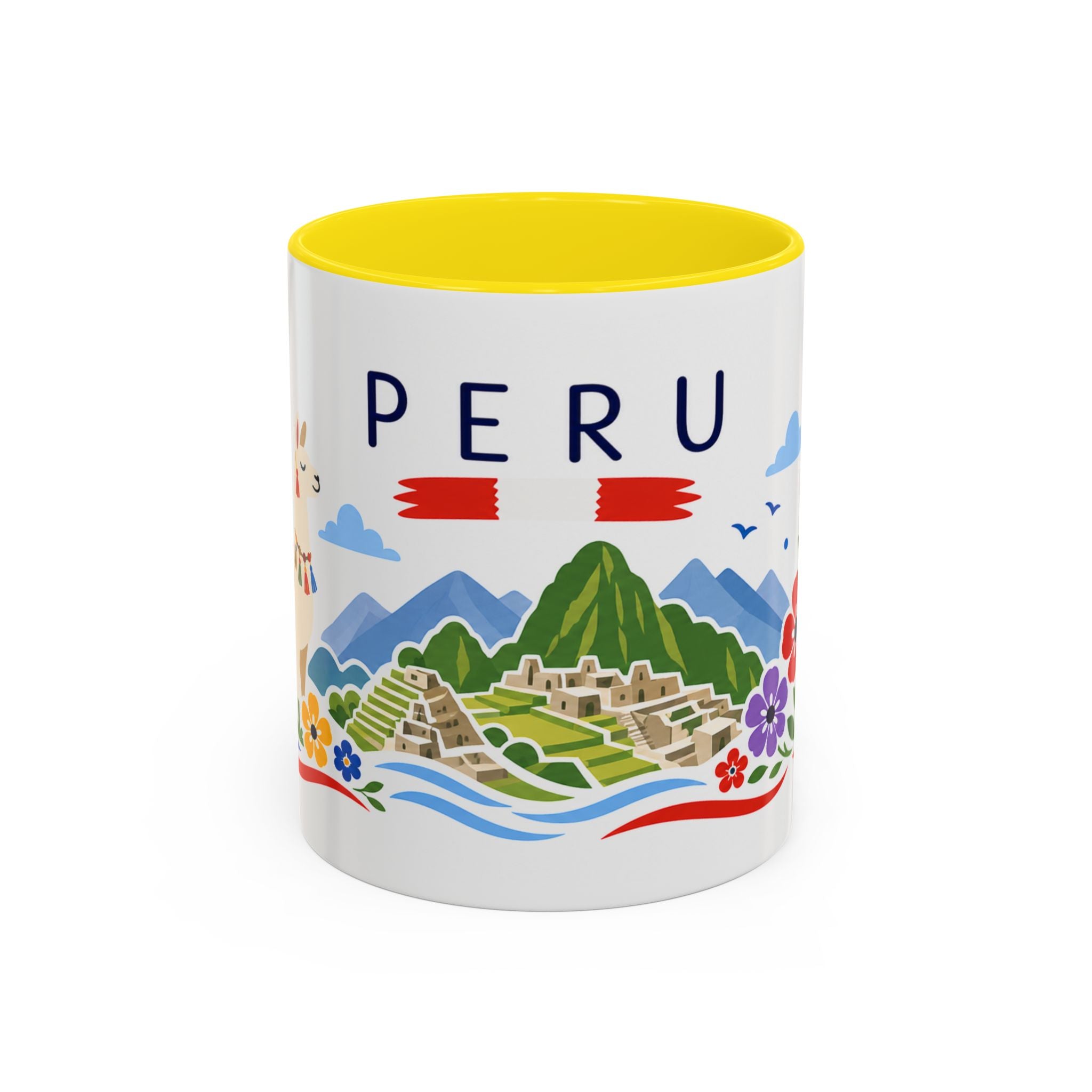 Peru Coffee Mug | Travel Souvenir Accent Mug | Country Gift Ceramic Cup 11oz 15oz