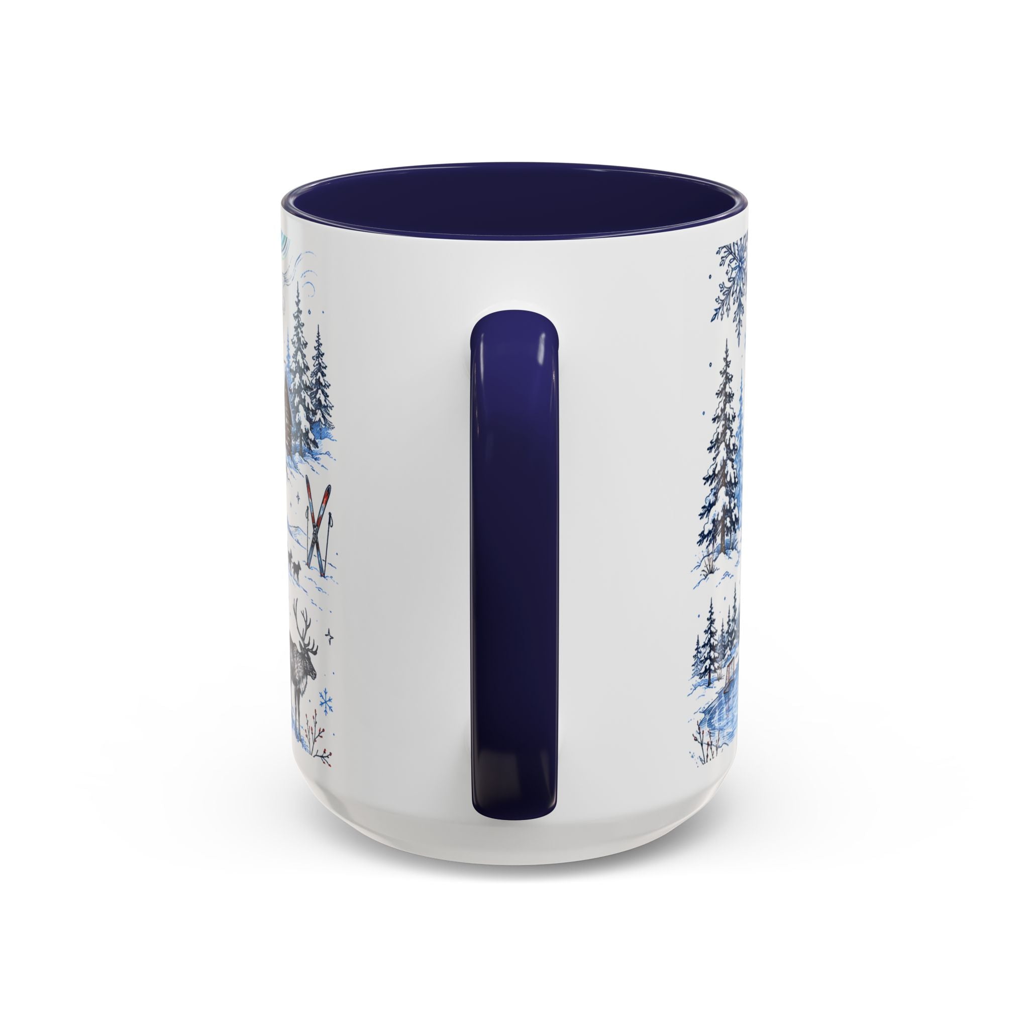 Great White North Coffee Mug | Canadian Pride Gift | Accent Color Ceramic 11oz 15oz