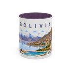Bolivia Coffee Mug | Travel Souvenir Accent Mug | Place Gift Ceramic Cup 11oz 15oz