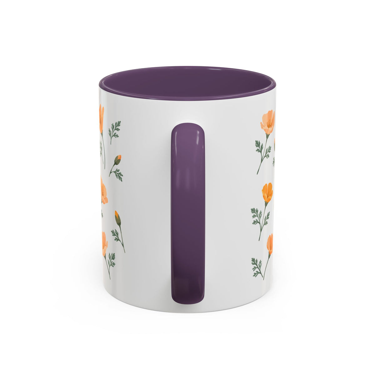 California California poppy Mug, State Flower Floral Coffee Cup, 11oz Botanical Gift