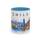 Chile Coffee Mug | Travel Souvenir Accent Mug | Place Gift Ceramic Cup 11oz 15oz