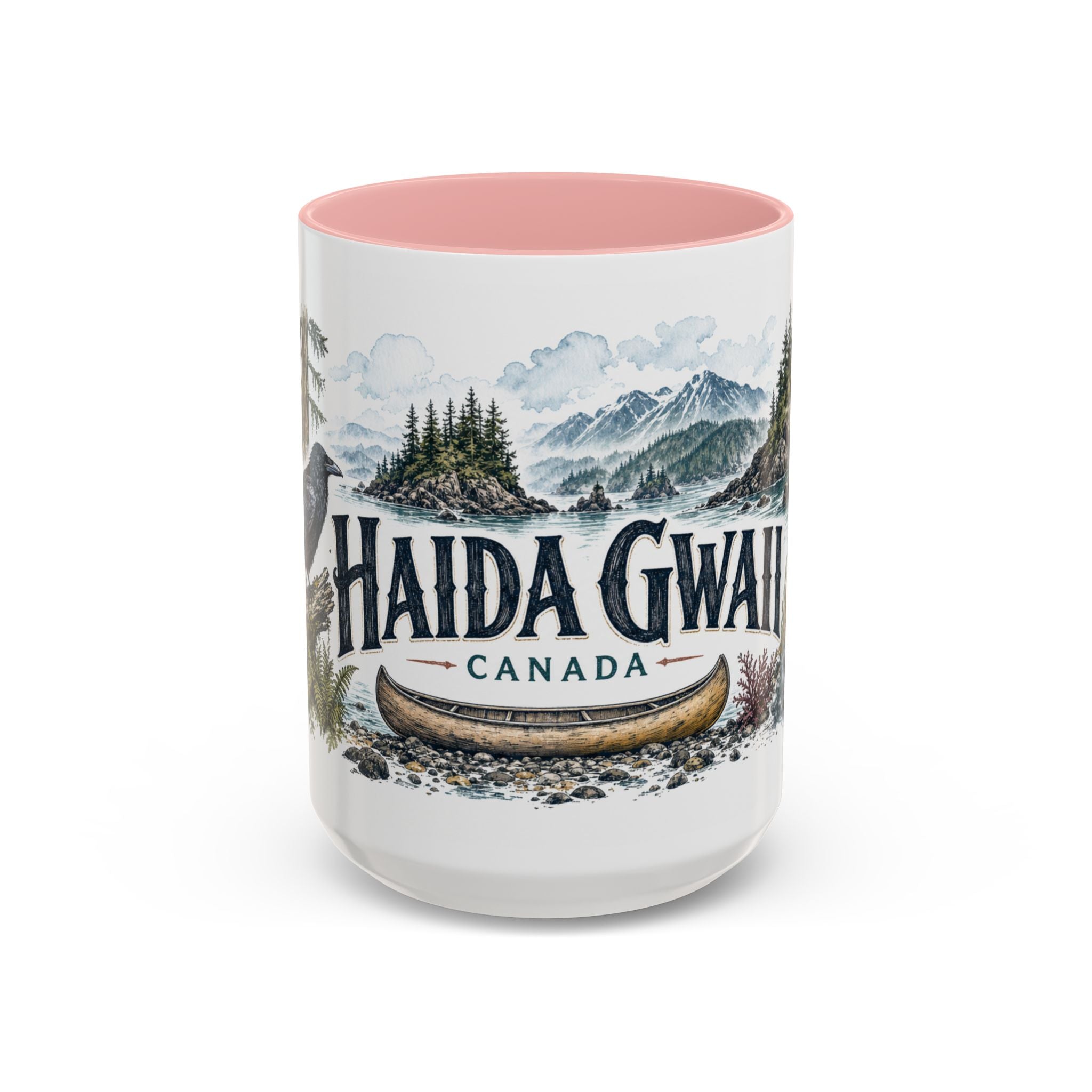 Haida Gwaii Mug, Canada Travel Souvenir, Bucket List Gift, Accent Ceramic Coffee Mug 11oz 15oz