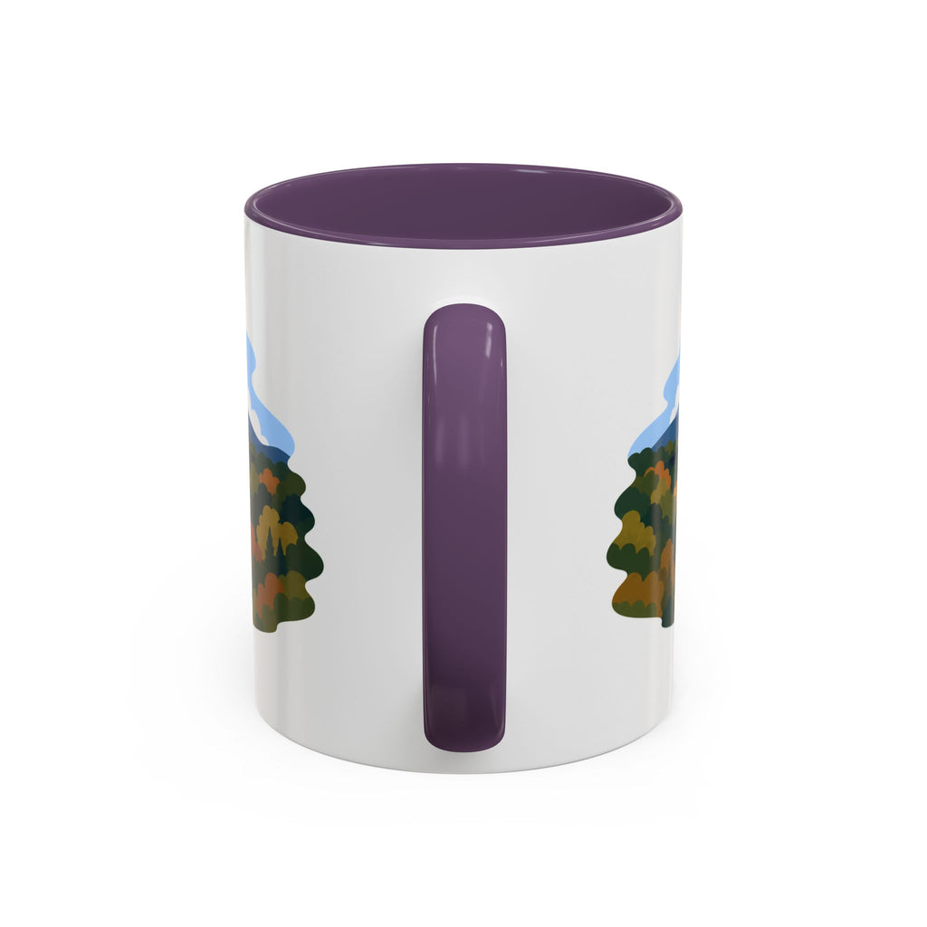 New River Gorge National Park and Preserve Coffee Mug | Solid Color Block Park Souvenir | 11oz 15oz Accent Mug