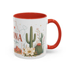 Arizona State Map Mug | Desert Landscape, Botanical Accents, Homesick Gift