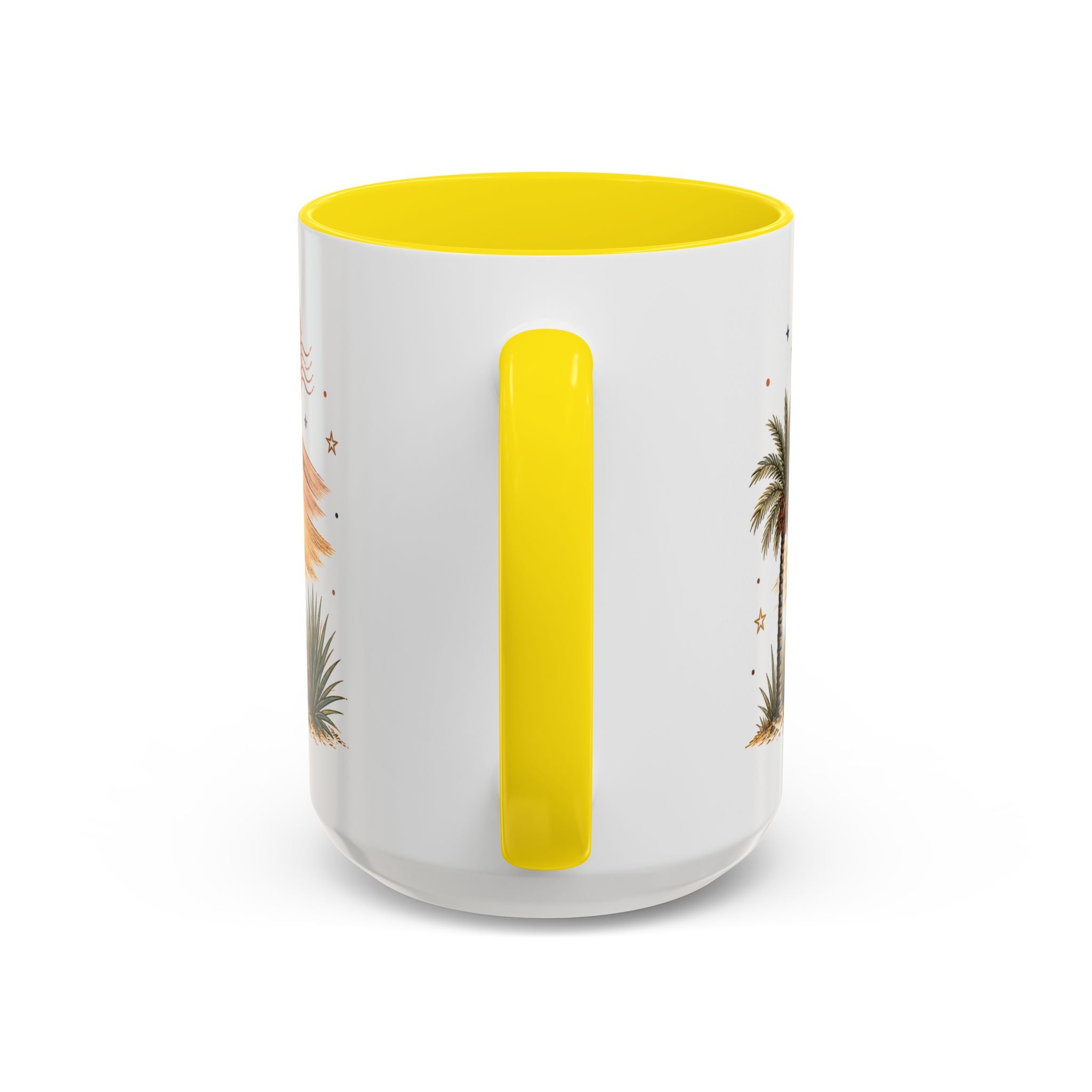 Sahara Dunes Coffee Mug | Travel Destination Souvenir Gift | Accent Color Ceramic 11oz 15oz