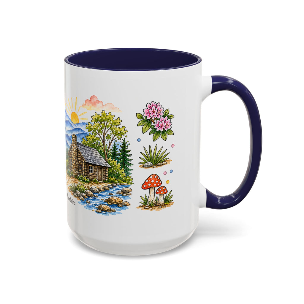 Great Smoky Mountains National Park Mug | US Travel Souvenir Accent Coffee Mug | 11oz 15oz Ceramic Cup