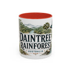 Daintree Rainforest Mug, Australia Travel Souvenir, Bucket List Gift, Accent Ceramic Coffee Mug 11oz 15oz