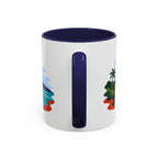 Hawaii Volcanoes Coffee Mug | Travel Destination Souvenir Gift | Accent Color Ceramic 11oz 15oz