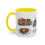 Omaha Illustrated Travel Mug | City Souvenir Accent Coffee Mug | 11oz 15oz Ceramic Cup