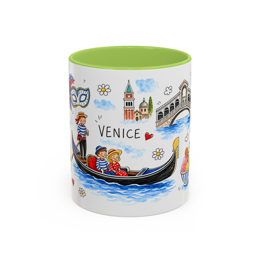 Venice Travel Mug | European City Souvenir Accent Coffee Mug | 11oz 15oz Ceramic Cup