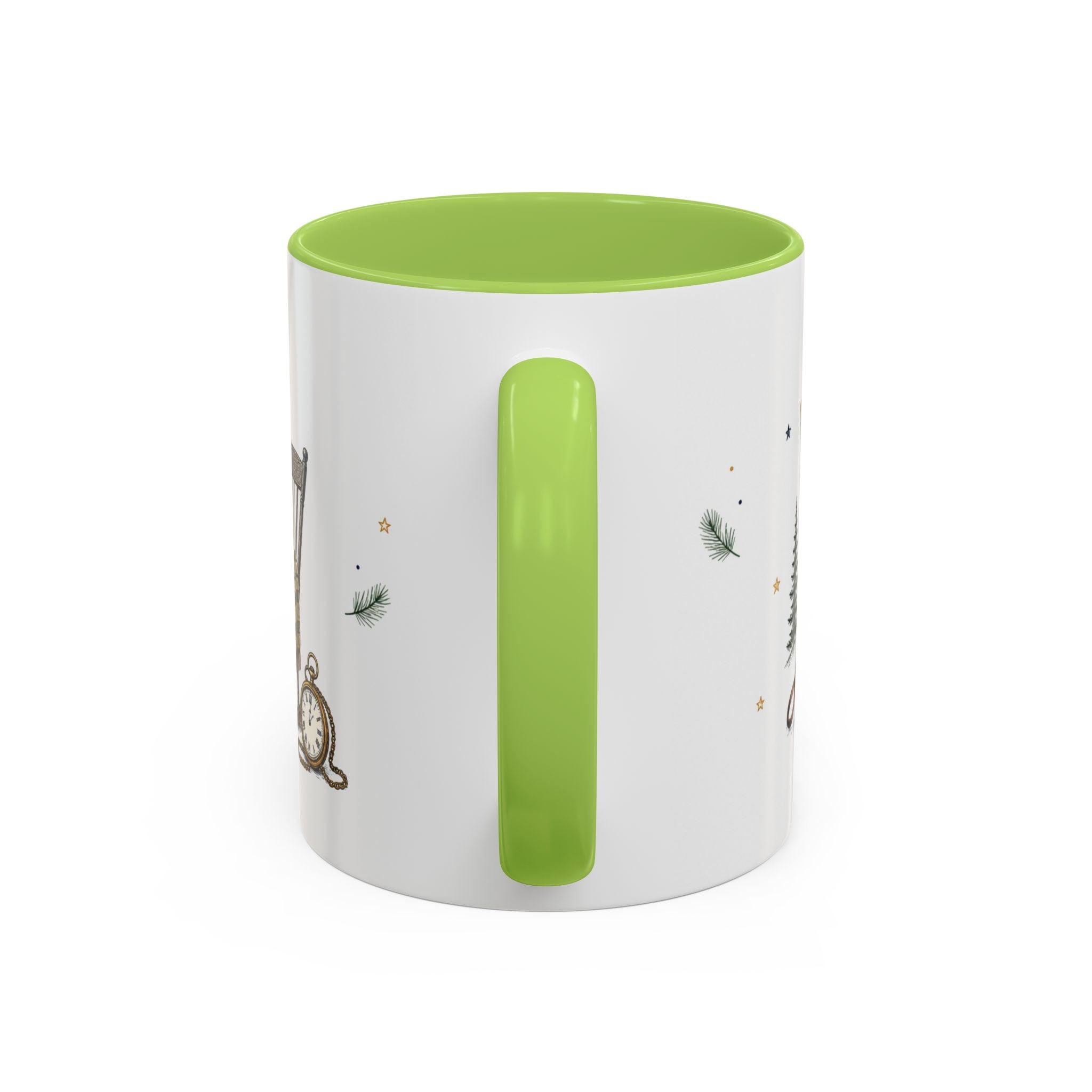 Grandpa's Stories Are The Best Coffee Mug | Gift From Grandkids | Accent Color Ceramic 11oz 15oz