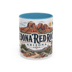 Sedona Red Rocks Mug, Arizona Travel Souvenir, Bucket List Gift, Accent Ceramic Coffee Mug 11oz 15oz